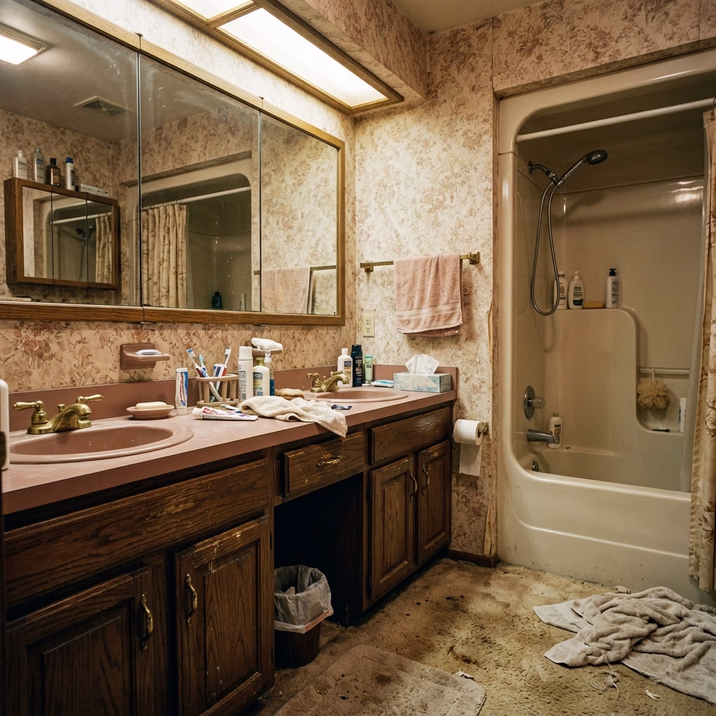 Master Bath Remodel in Dobson Ranch - Before Remodel