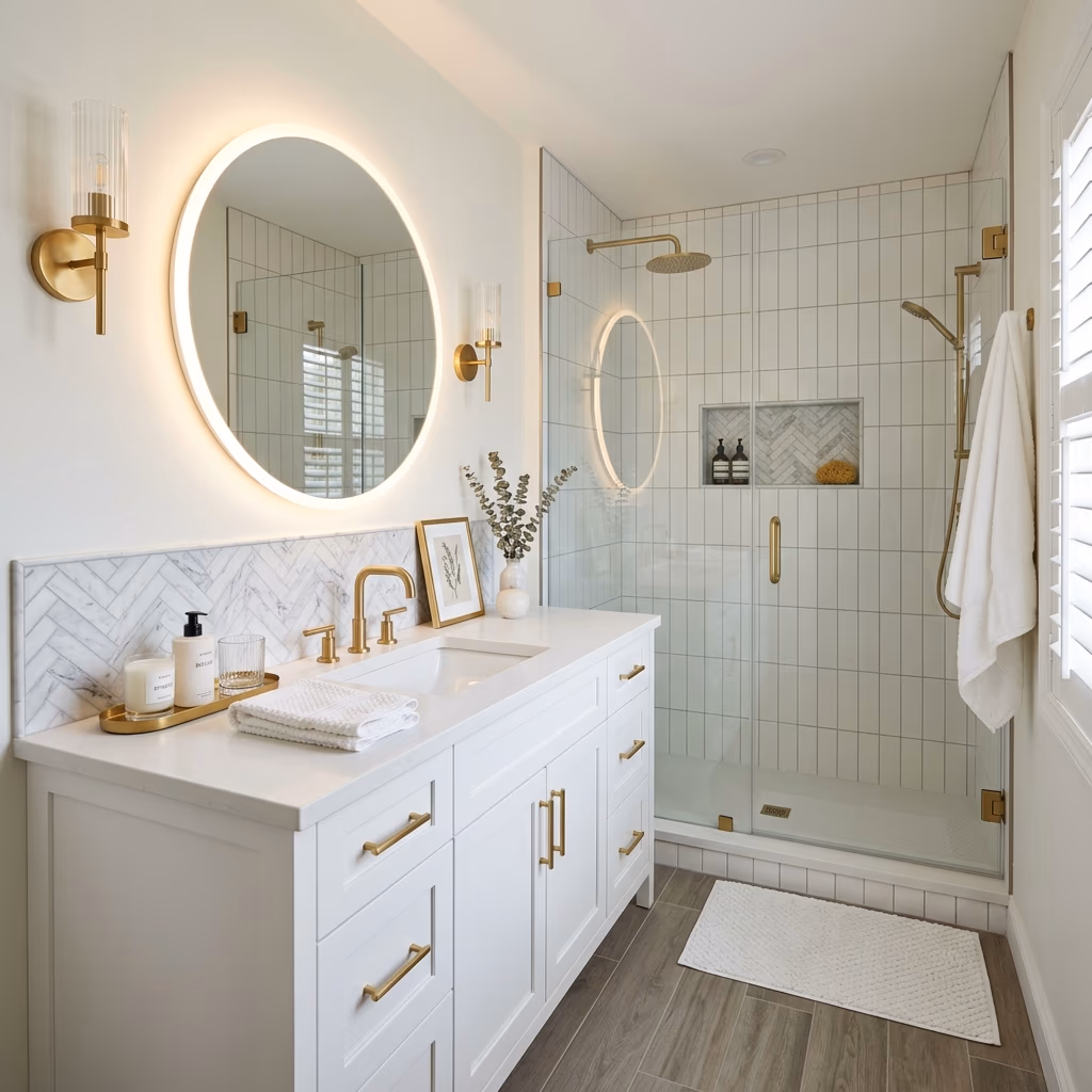Guest Bath Tile Upgrade in Sun Lakes - After Remodel