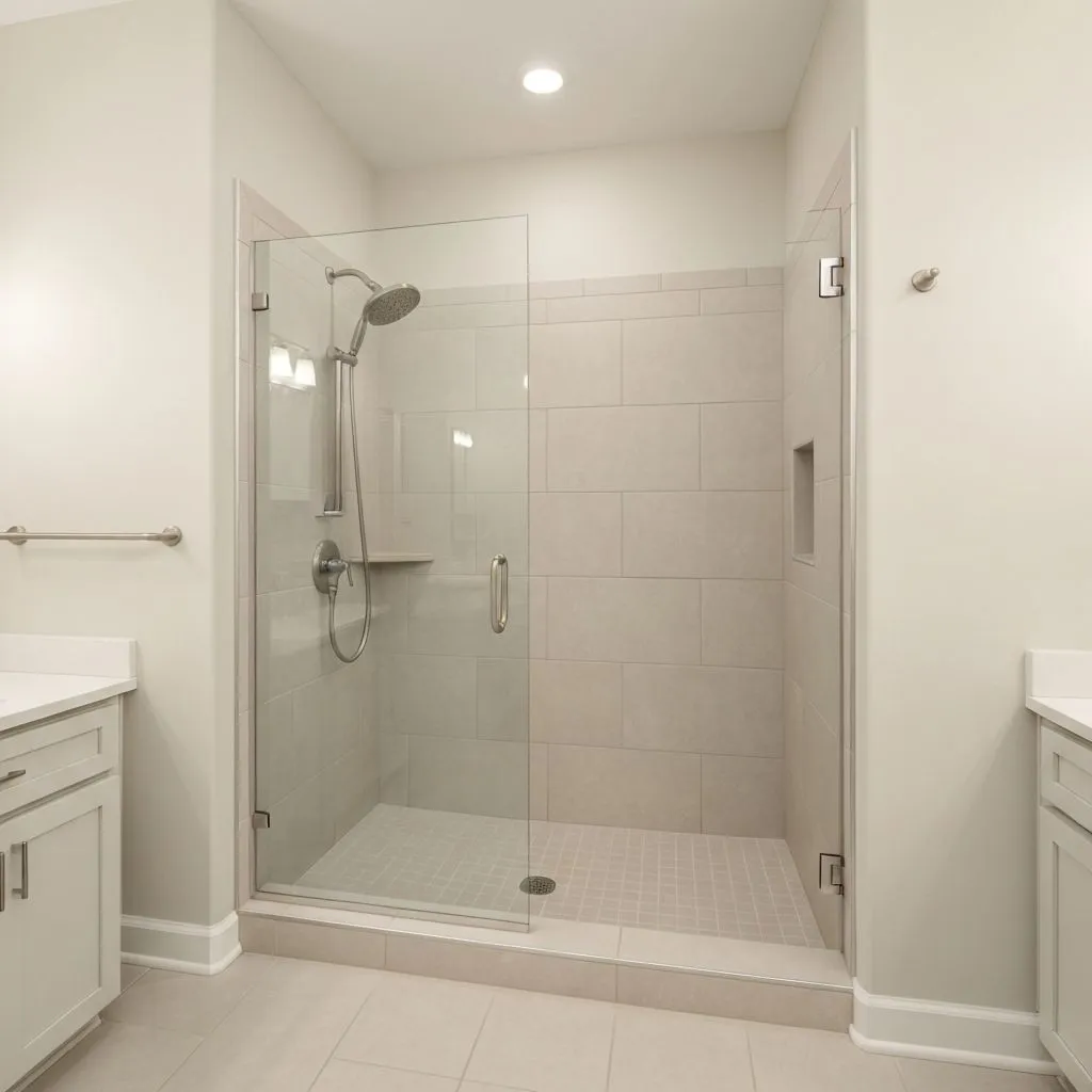 Tub-to-Shower Conversion project in Ocotillo, Chandler by ARZ Home Remodeling
